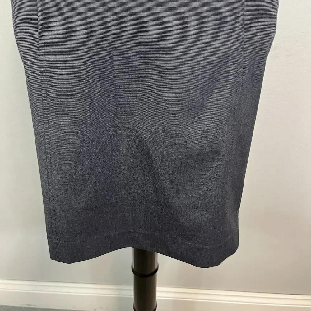Express Design Studio Skirt size 0 Black Tweed Pencil Straight Knee Career Suit